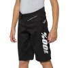 Dětské kraťasy a šortky 100% R CORE Youthshorts Black