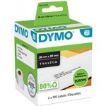 Dymo 89mm x 28mm, bílé, S0722370 – Zboží Dáma