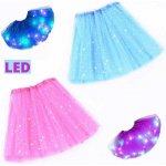 Leventi LED svítící sukně modrá – Zboží Dáma