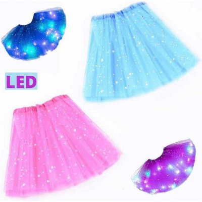 Leventi LED svítící sukně modrá – Zboží Dáma