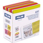 MILAN Blok lep MILAN Fluo průsvitný 76 x 76 mm (600 ks) – Hledejceny.cz