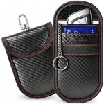 Klíčenka Tech Protect KLR100 RFID Ochranné pouzdro pro bezkontaktní klíče a karty Black/Red – Zboží Dáma