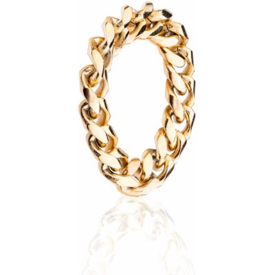 Franco Bene Řetězový prsten pozlacený 395 – Zbozi.Blesk.cz