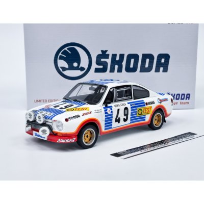 Fox18 Fox18 Škoda 130 RS no.49 V.Blahna/L.Hlávka Rally Monte Carlo 1:18 – Sleviste.cz