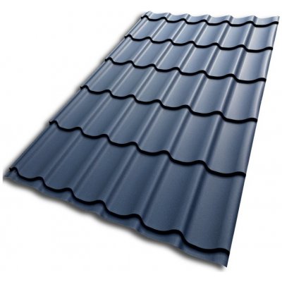 Blachotrapez Kingas Eco Plus 0,5 x 1195 x 1900 mm Pladur Wrinkle MAT TK antracit 1 ks – Sleviste.cz