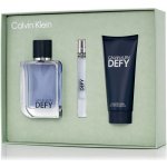 Calvin Klein CK Defy EDT 100 ml + sprchový gel 100 ml + EDT 10 ml – Sleviste.cz