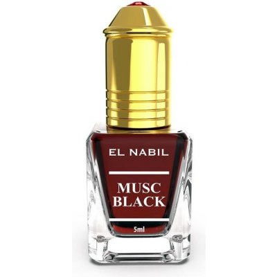 El Nabil Musc Black parfémovaný olej unisex 5 ml roll-on