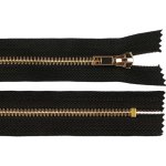 Kovový zip No 5 délka 12 cm (jeansový) Varianta: černá zlatá, Balení: 1 ks – Hledejceny.cz