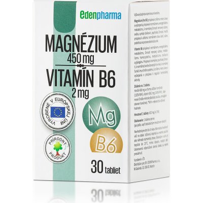 EDENPharma magnézium + Vit. B6 30 tablet – Hledejceny.cz