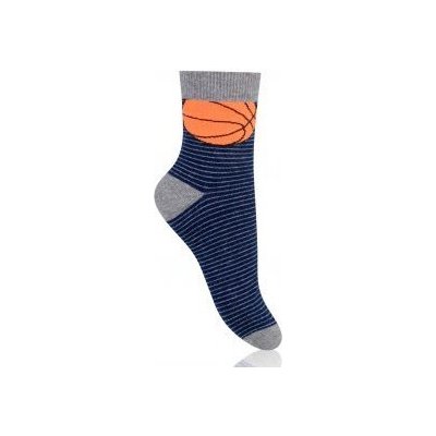 Chlapecké ponožky Basketball tmavě modrá