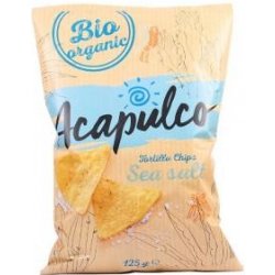 Acapulco Tortilla chipsy s mořskou solí Bio BL 125 g