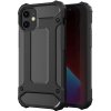 Pouzdro a kryt na mobilní telefon Apple Hurtel Hybrid Armor pancéřovaný pro iPhone 12 Pro Max černý 5907769323041