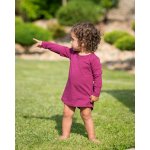 JOŽÁNEK Dívčí tričko dlouhý rukáv různé barvy cyklámen – Zboží Mobilmania