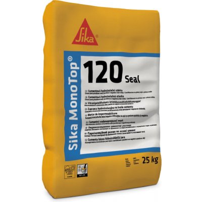 Sika MonoTop 120 Seal, 25 kg - cementová hydroizolační stěrka – Zboží Mobilmania