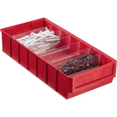 Allit 456551 skladový box 185 x 400 x 81 mm červená 1 ks