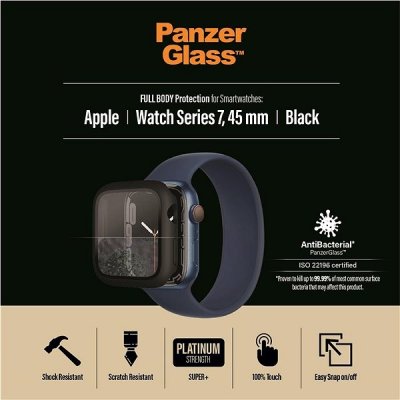 PanzerGlass Full Body Apple Watch 7 45mm black AB 3664 – Hledejceny.cz