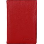 Mirca Kožené pouzdro na doklady červená – Zboží Živě