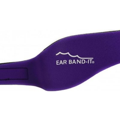 Ear Band-It Neoprénová UV čelenka vč. špuntů Fialová