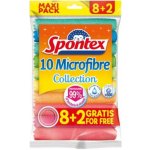 Spontex Microfibre utěrka 30 x 30 cm 8 + 2 ks – Zboží Mobilmania