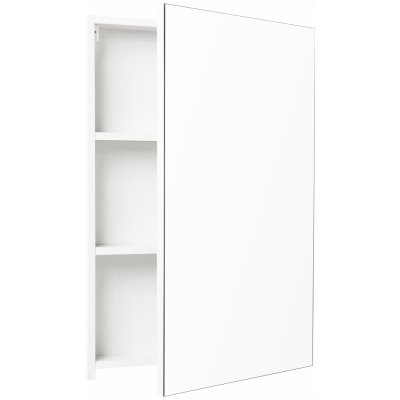 Koupelnová skříňka závěsná zrcadlem Deftrans Loreto bílá 76x50,2x11,6 cm
