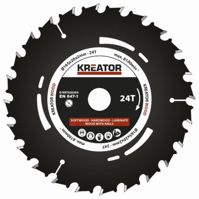 Powerplus KRT020304 Pilový kotouč pro ponorné pily 165mm 24T