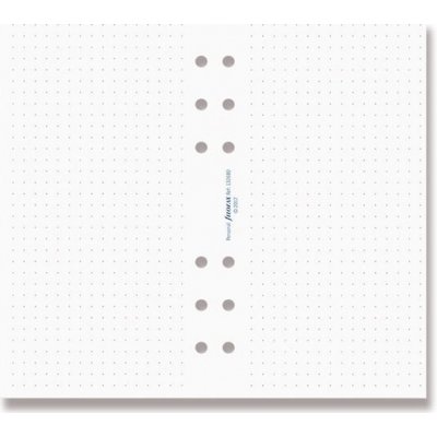 Filofax poznámkový papír tečkovaný bílý náplň osobních diářů 30 listů – Zboží Dáma