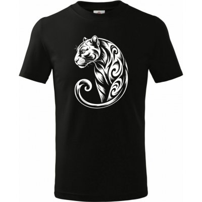 Tribal tygr bílý tisk dětské tričko Basic – Hledejceny.cz