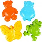 Teddies Formičky Bábovky na písek plast zvířátka – Zboží Dáma