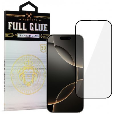 FullGlue tvrzené sklo Hard 5D pro iPhone 16 Pro - 17 černé 129941 – Zboží Živě