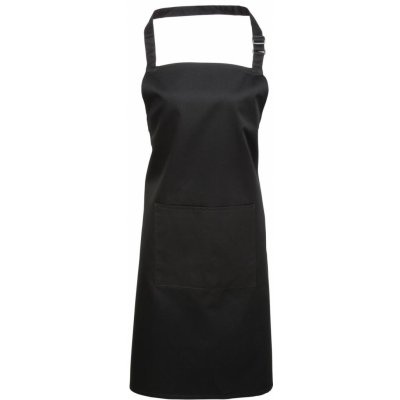 Premier Workwear Keprová pracovní zástěra s kapsou z kolekce Colours Collection černá Pantone Black C – Hledejceny.cz