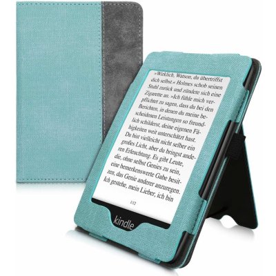 KW Mobile Double Leather KW5021701 pro Amazon Kindle Paperwhite 1/2/3 barva grey mint – Zboží Mobilmania