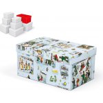 Krabice dárková vánoční B-V005-FL 26x17x13cm – Zboží Dáma