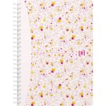 Oxford Blok spirálový Floral linkovaný 60 listů A5 – Hledejceny.cz