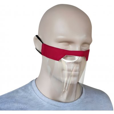 Izmael Plastové Ochranné Rouška Červená 1 ks – Zboží Dáma