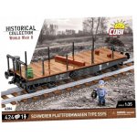 COBI 6284 - Historical Collection Německý těžký plošinový vagon SSYS 50T – Zboží Dáma