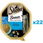 SHEBA Sauce Collection Tuňák v omáčce 22 x 85 g – Zboží Mobilmania