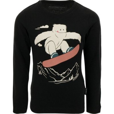 ALPINE PRO CREWO Dětské triko, černá, – Hledejceny.cz