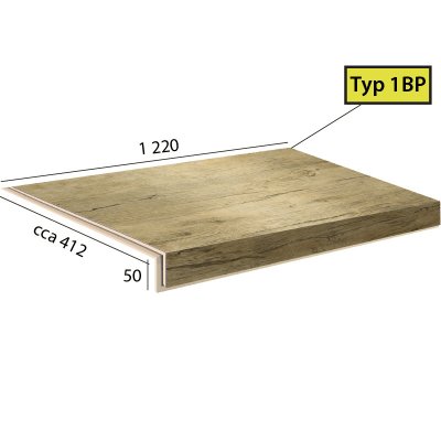 Brased Ecoline Step 1BP 9504 Buk rustikal