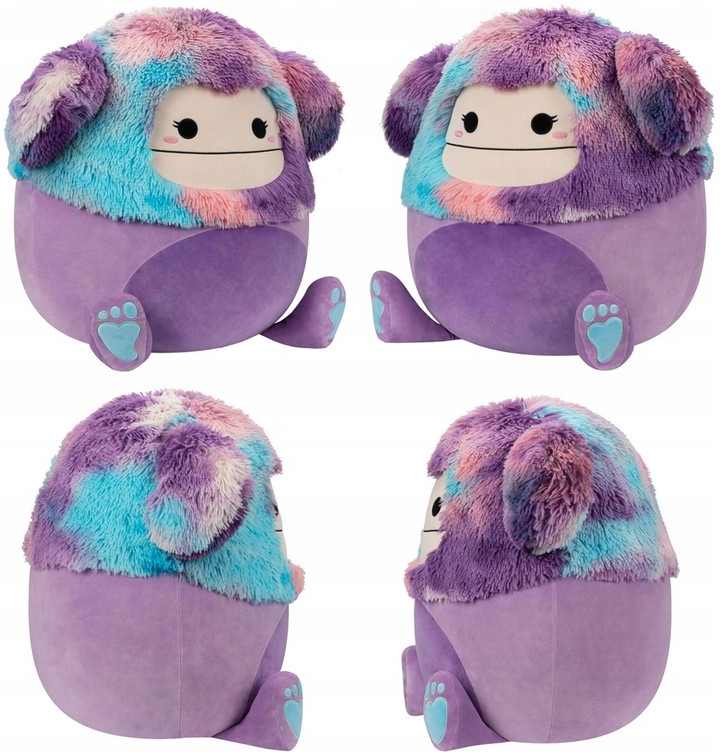 Squishmallows Fialový bigfoot Eden 40 cm