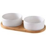 Muncher Sada keramických misek s podložkou 400 až 850 ml – Zboží Dáma