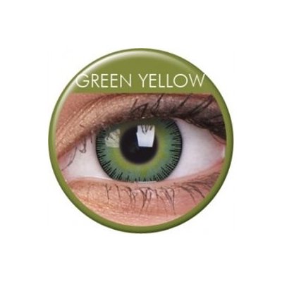 MaxVue ColorVue Fusion Yellow Green barevné tříměsíční dioptrické 2 čočky – Hledejceny.cz