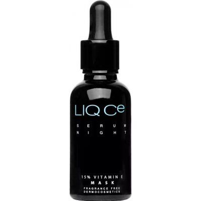 LiqPharm LIQ Ce Serum Night 15% Vitamin E Mask 30 ml – Zbozi.Blesk.cz