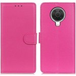 Litchi PU kožené peněženkové pro mobil Nokia G10/G20 - rose – Zboží Živě