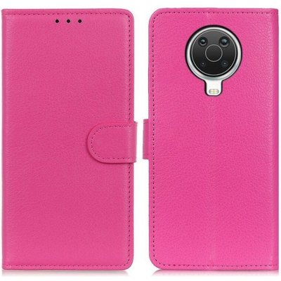 Litchi PU kožené peněženkové pro mobil Nokia G10/G20 - rose – Zboží Živě