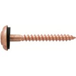 RAPI-TEC klempíř. vrut s podl.15mm, nerez A2 poměděný Varianta: klempíř. vrut s podl.15mm 4,5x55,A2 poměděný – Hledejceny.cz