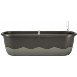 Plastia Mareta 60 Truhlík samozavlažovací 60 x 20 x 18 cm hnědá / tmavě hnědý – HobbyKompas.cz