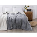 XPOSE Dětská mikroplyšová deka Exclusive s beránkem světle šedá – Hledejceny.cz