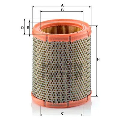 MANN FILTER Vzduchový filtr C 1460 – Hledejceny.cz
