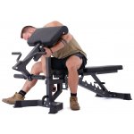 TRINFIT Bench L5 Pro s kopačem + bicepsovou opěrkou + kladkou – Zboží Dáma