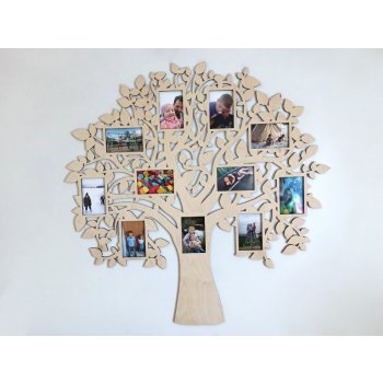 MAJADESIGN Fotorámeček - Dřevěný strom BUSHY Formát fotografie: 10 x 15 cm